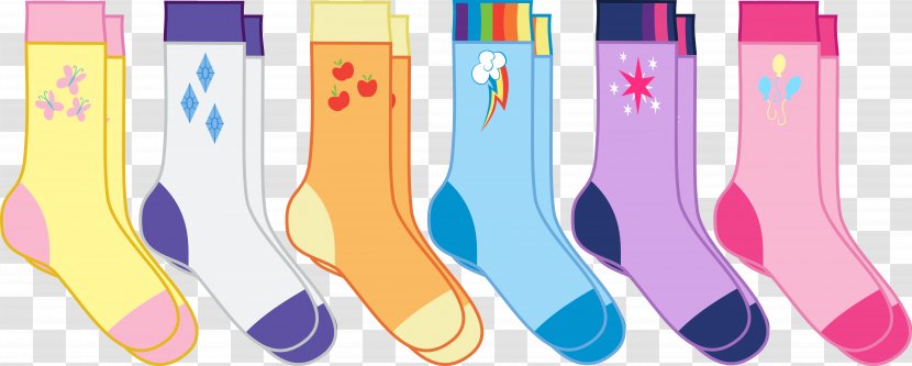 Rainbow Dash Rarity Pony Sock Clothing - Socks Transparent PNG