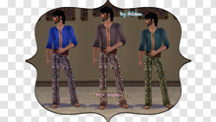 Outerwear The Sims 2 Clothing Accessories T-shirt - 1001 Night Transparent PNG
