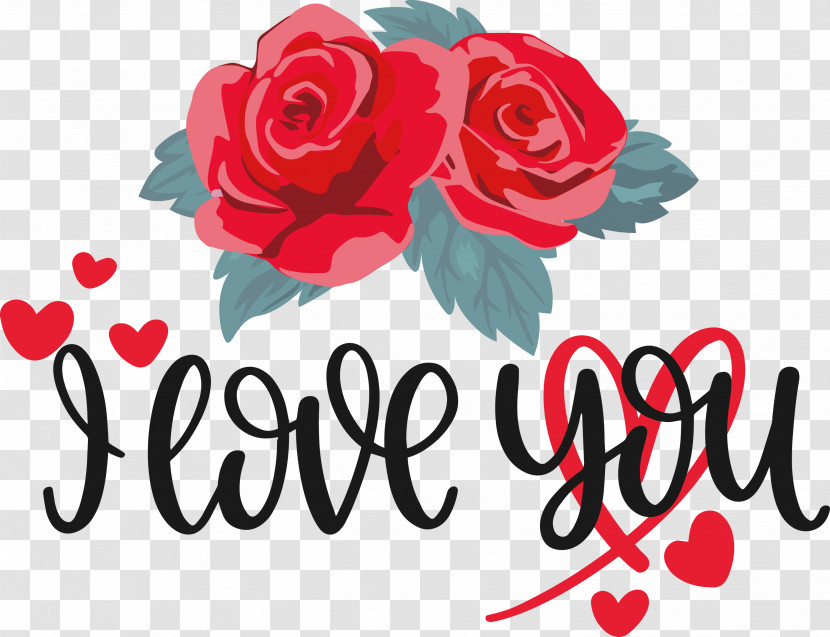 I Love You Valentine Valentines Day Transparent PNG