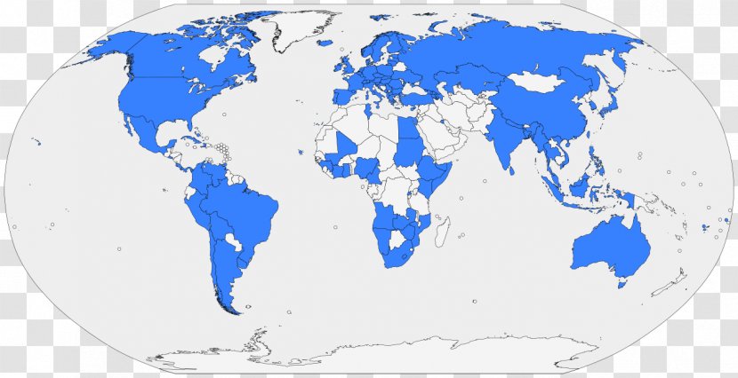 World Map Globe Choropleth Transparent PNG