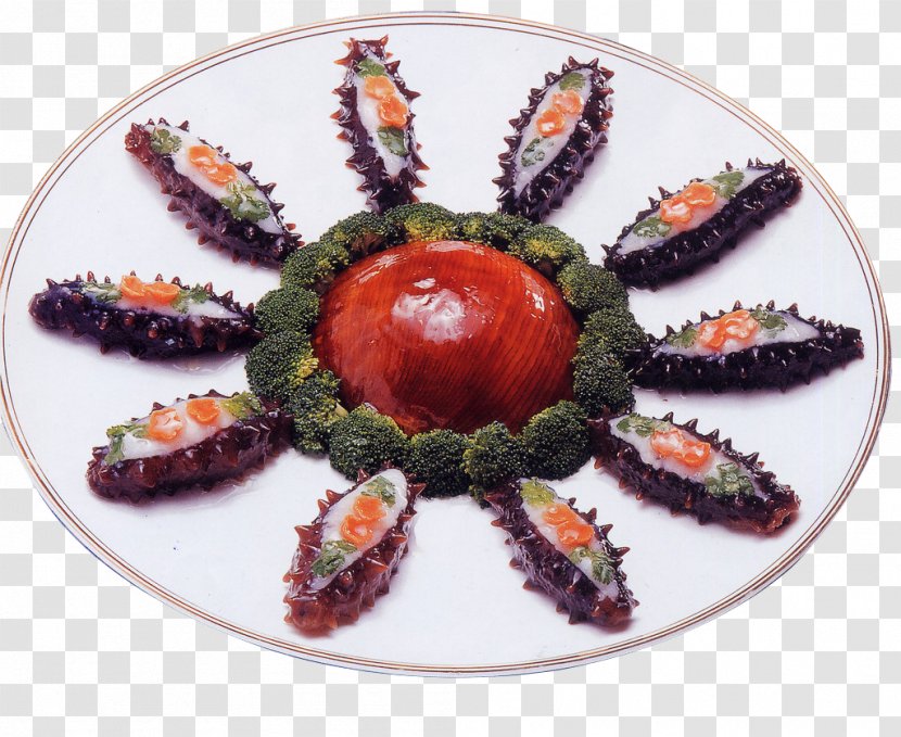 Sichuan Cuisine Sea Cucumber As Food - A Transparent PNG