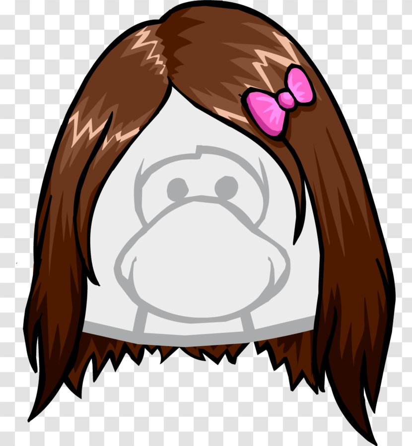 Club Penguin Clothing Wig Wiki - Art Transparent PNG