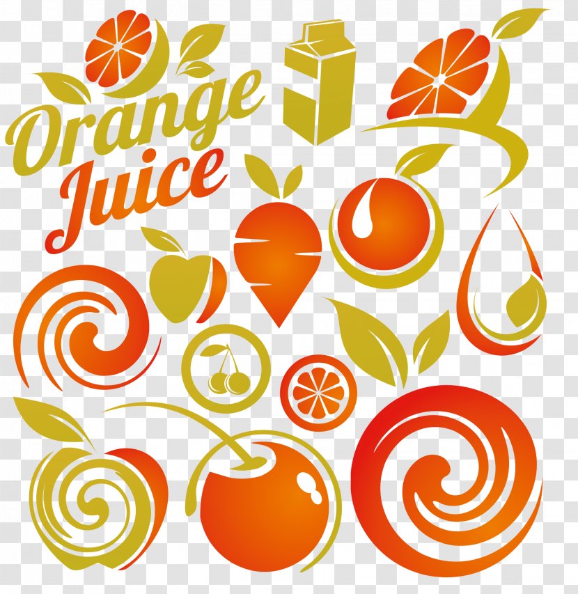 Juice Organic Food Fruit Vegetable - Vector Of Fruits And Vegetables Transparent PNG