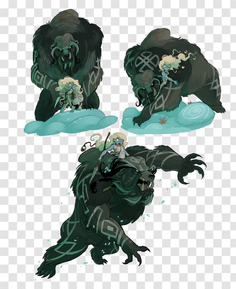 Model Sheet Legendary Creature Character Concept Art - Mythic Humanoids - Design Transparent PNG