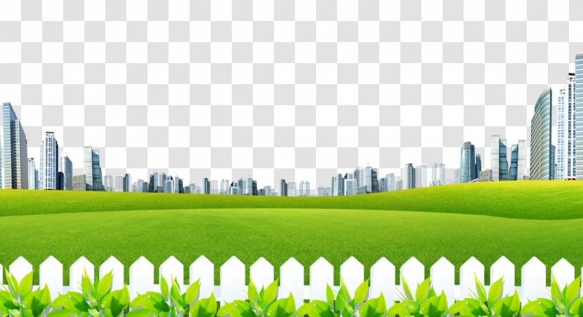 Lawn Child - Silhouette - Urban Grass Background Material Transparent PNG