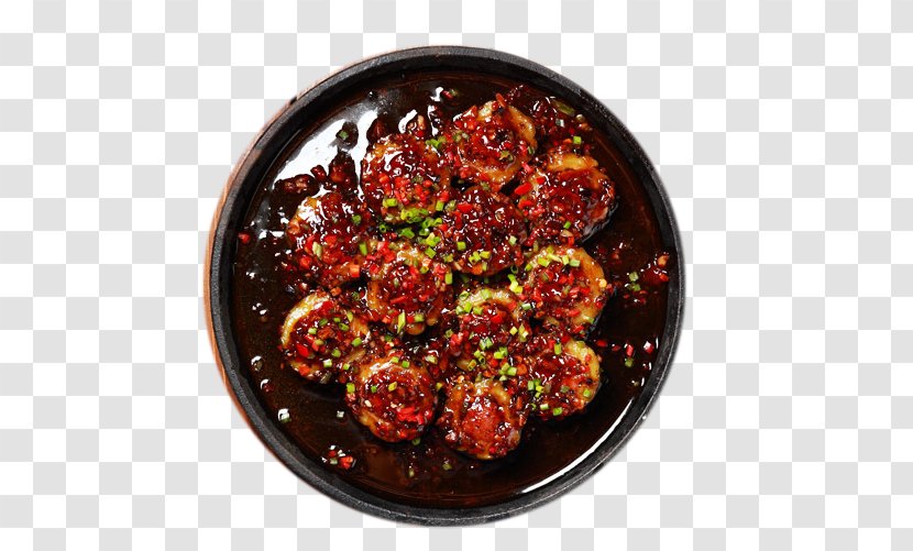 Teppanyaki Meatball Chinese Cuisine Cantonese Sichuan - Spicy Eggplant Transparent PNG