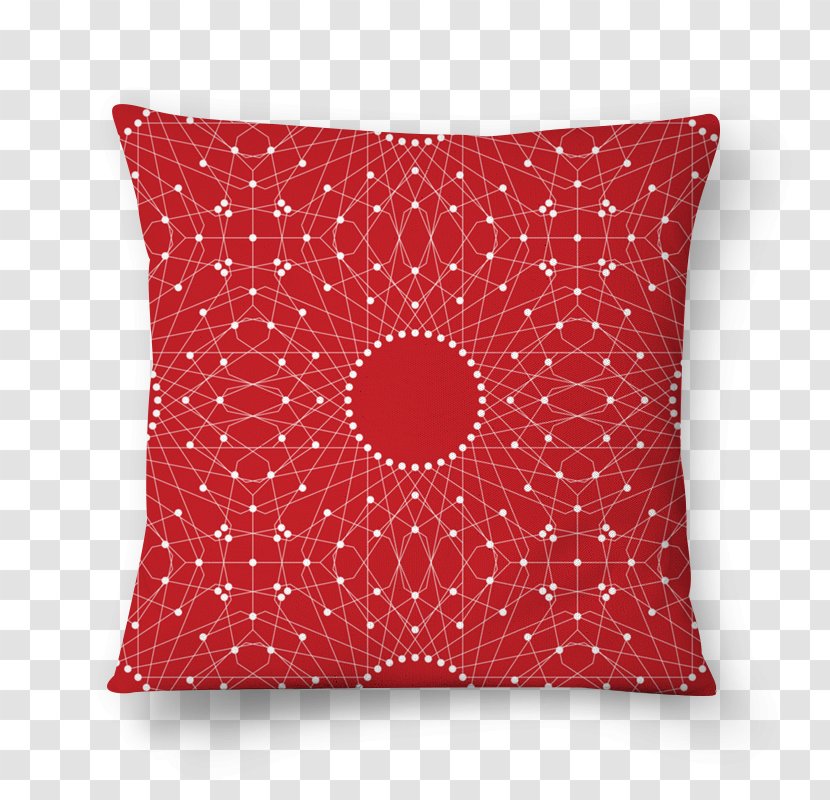 Throw Pillows Cushion Rectangle - Red - Dark Background Transparent PNG