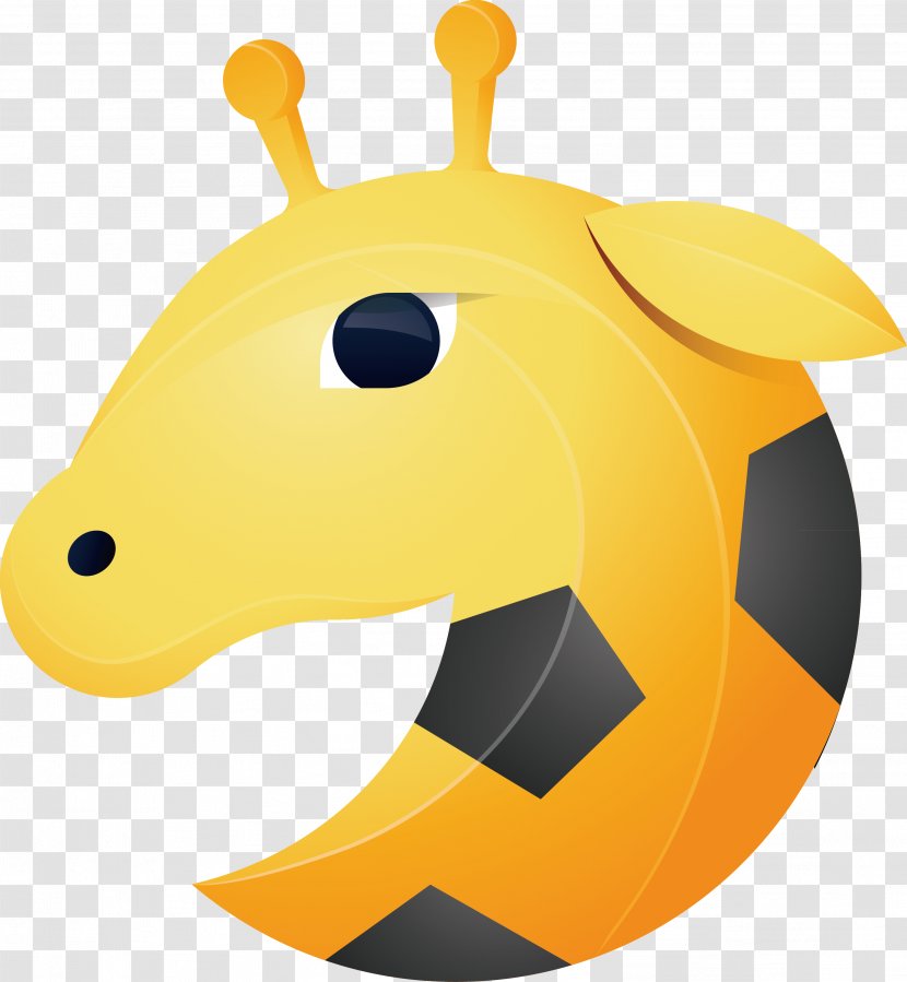 Giraffe Logo - Giraffidae - Toy Warehouse Design Transparent PNG