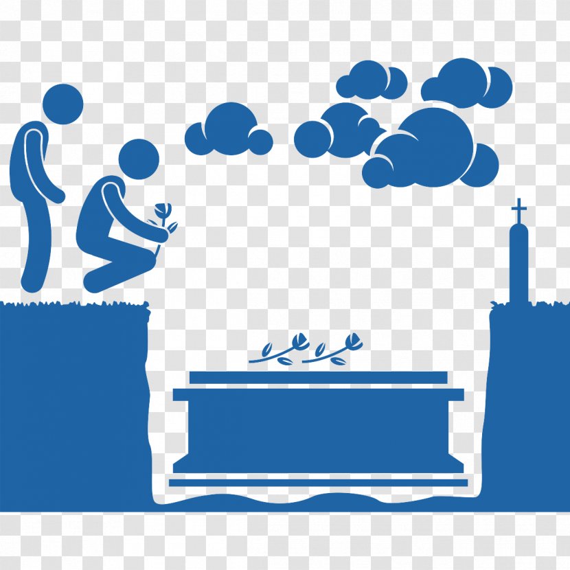 Clip Art Vector Graphics Funeral Cemetery Illustration - Istock Transparent PNG