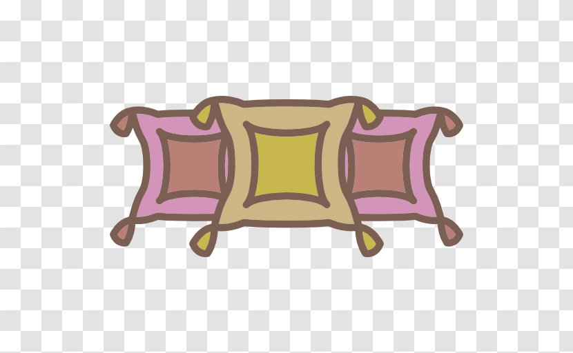 Download Icon - Pink - 3 Pillow Transparent PNG