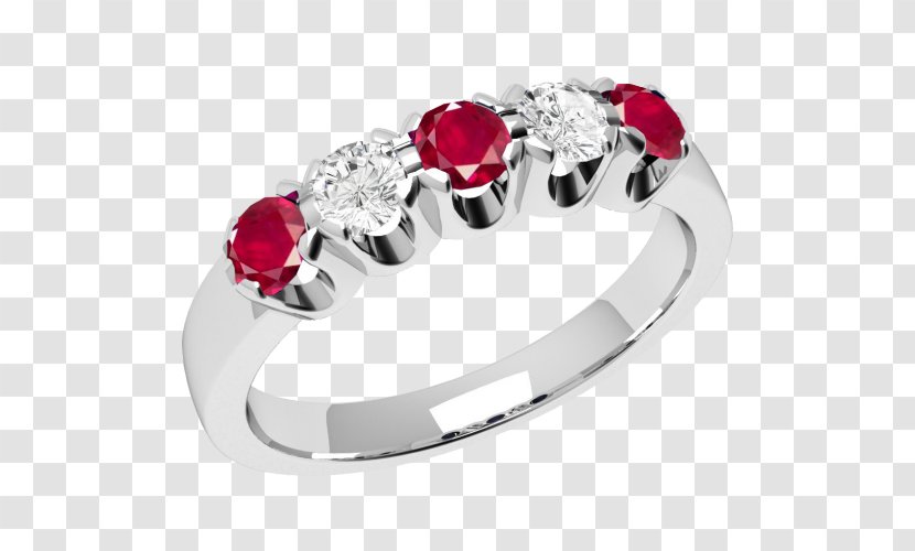 Eternity Ring Diamond Ruby Brilliant - Fashion Accessory - Rings Transparent PNG