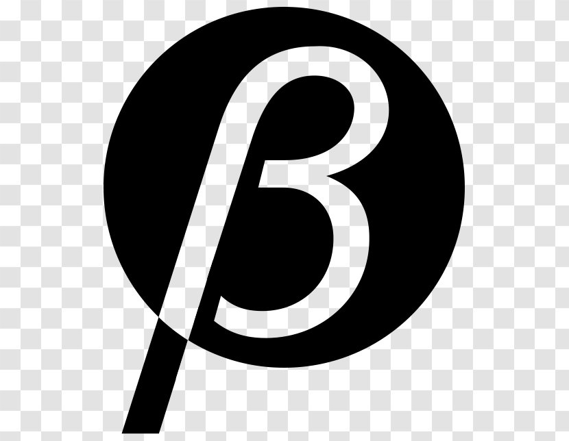 Logo Brand Font - Beta Symbol Transparent PNG