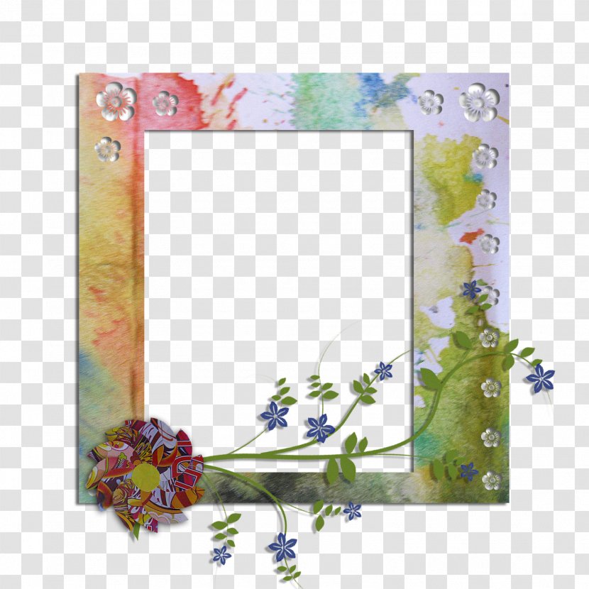 Floral Design Picture Frames Rectangle Petal - Flower Arranging Transparent PNG