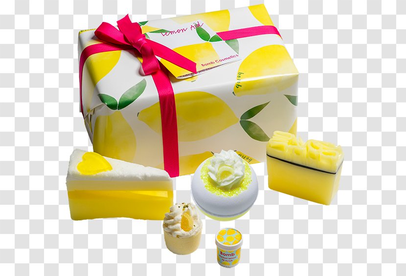 Bomb Cosmetics Lemon Aid Gift Pack Bath Blaster Handmade - Cartoon - Splash Detergent Transparent PNG