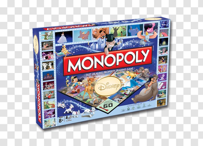Hasbro Monopoly Junior Board Game The Walt Disney Company - Recreation - Princess Transparent PNG