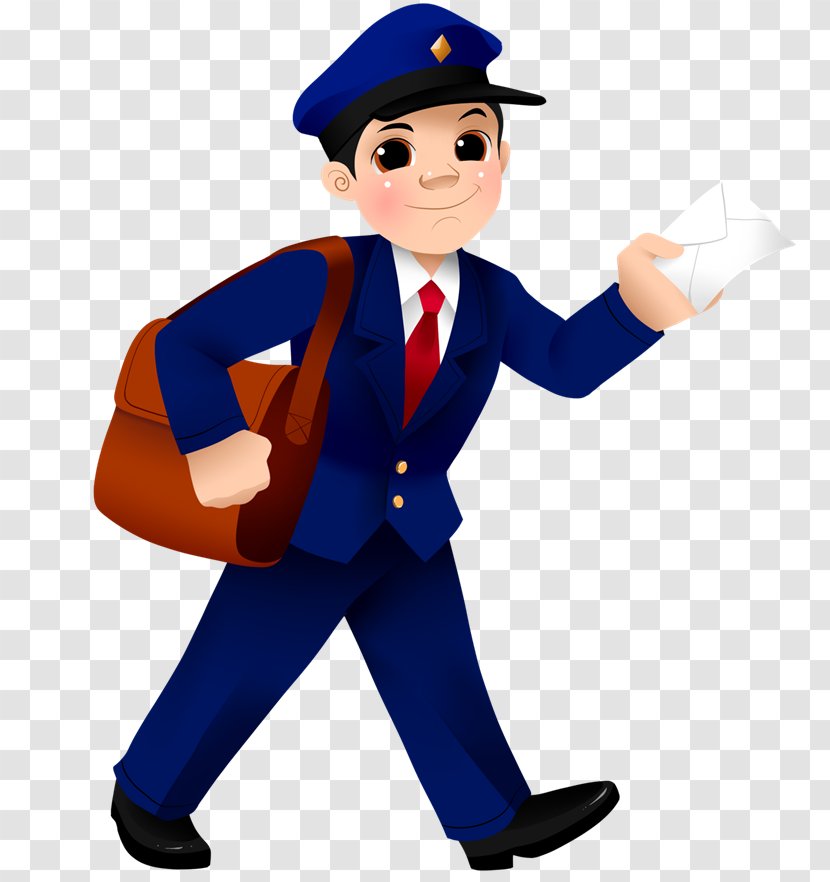 The Postman Mail Carrier Clip Art - Animation - Cliparts Transparent PNG