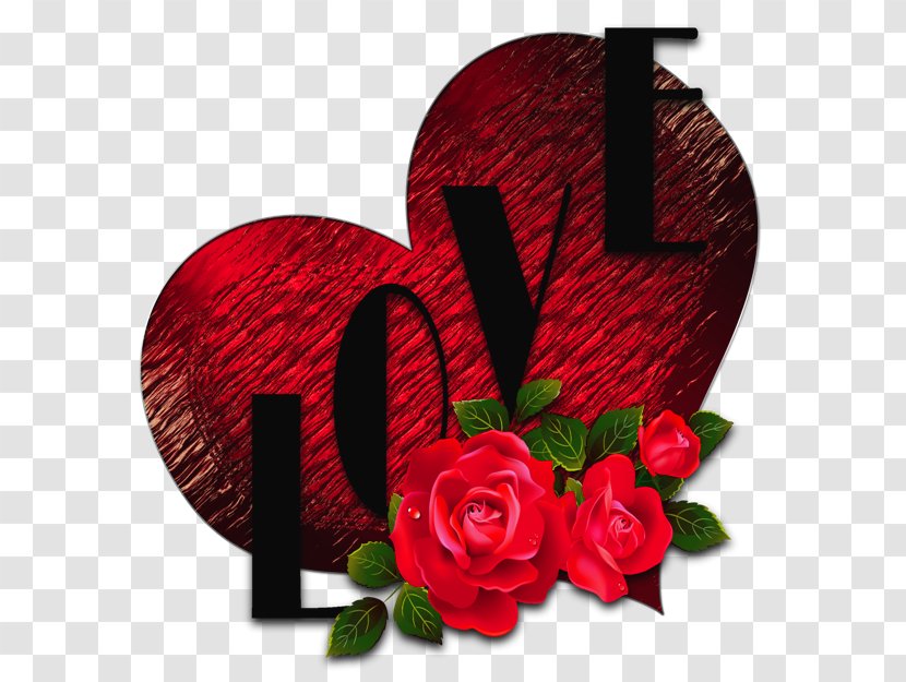 Rose Heart Clip Art - Red - Transparent With Roses And Love Picture Transparent PNG