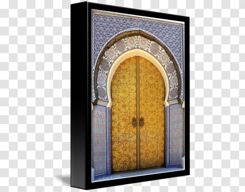 Window Arch Facade Gallery Wrap Canvas - Art - Moroccan Door Transparent PNG