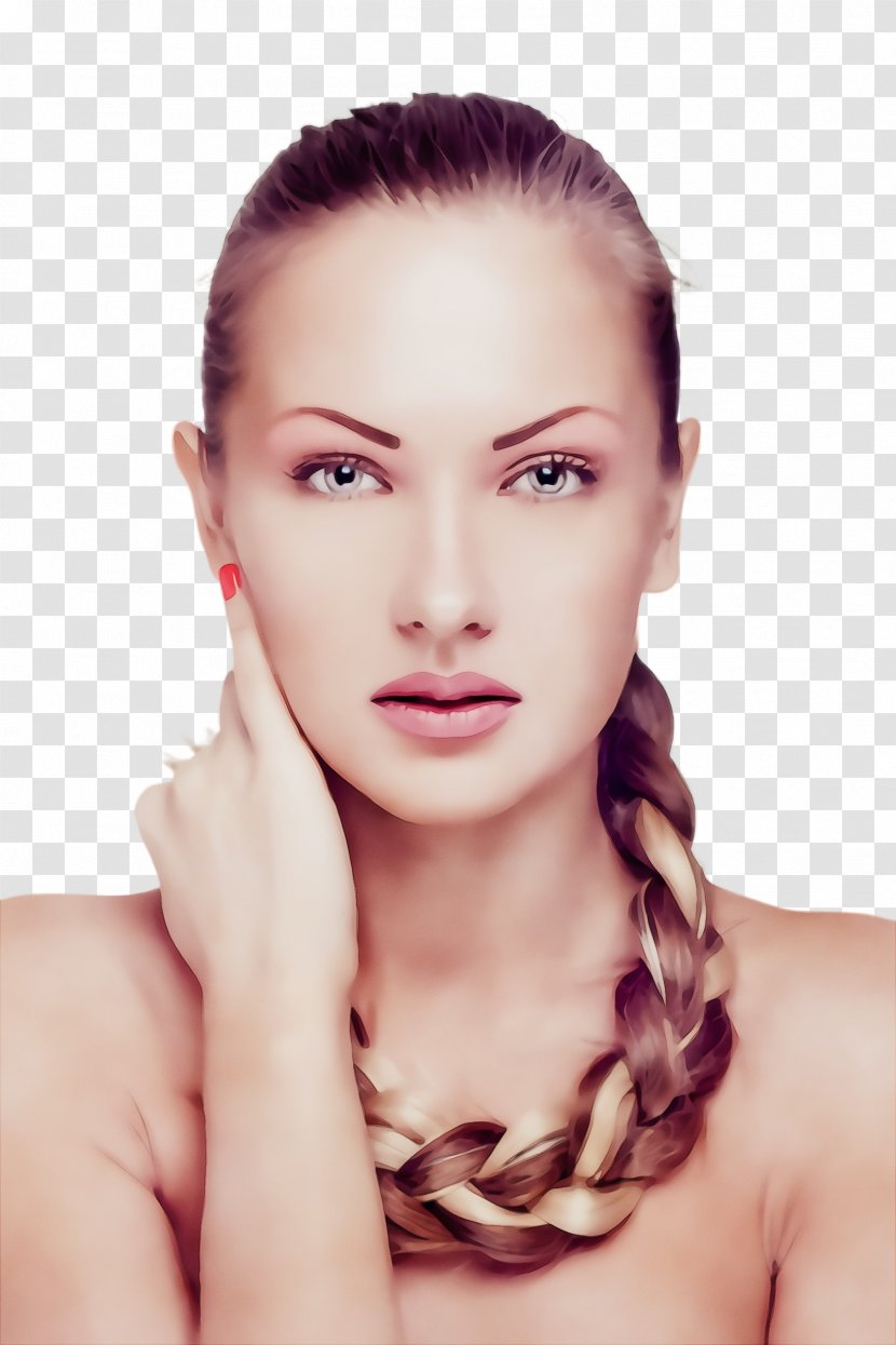 Face Hair Skin Eyebrow Chin - Head Lip Transparent PNG