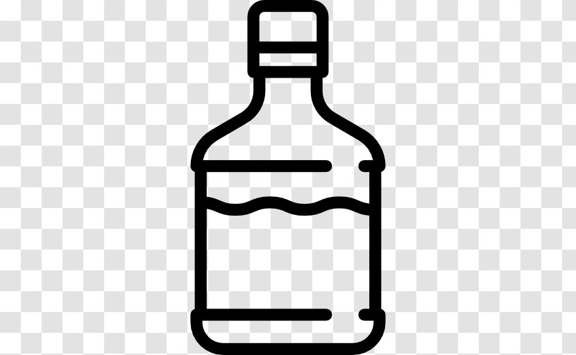 Rectangle Black And White Water Bottles Transparent PNG