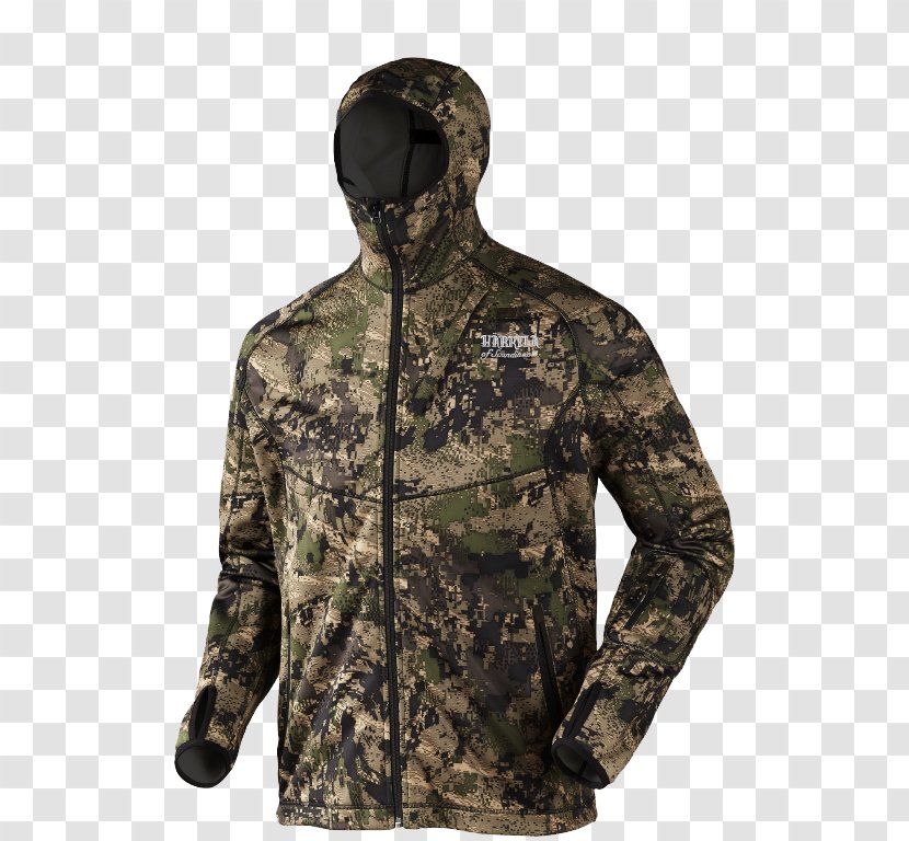 Polar Fleece Jacket Windstopper Camouflage Transparent PNG