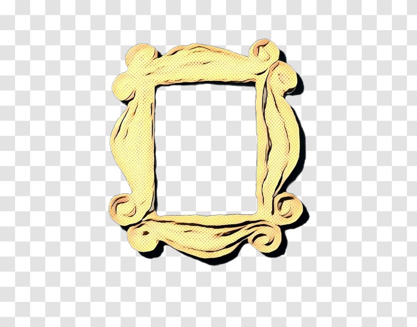 Picture Frame - Retro - Metal Brass Transparent PNG