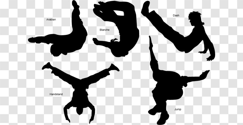 Parkour Freerunning Drawing Sport Clip Art - Silhouette - Buildering Transparent PNG