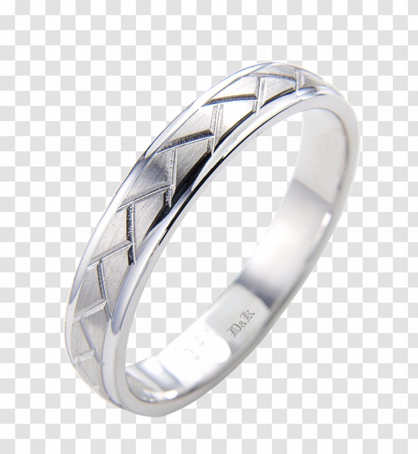 Silver Wedding Ring Product Design Body Jewellery - Diamond - Pattern Transparent PNG