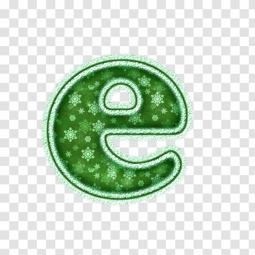 Green Alphabet Letter Symbol - Button Transparent PNG