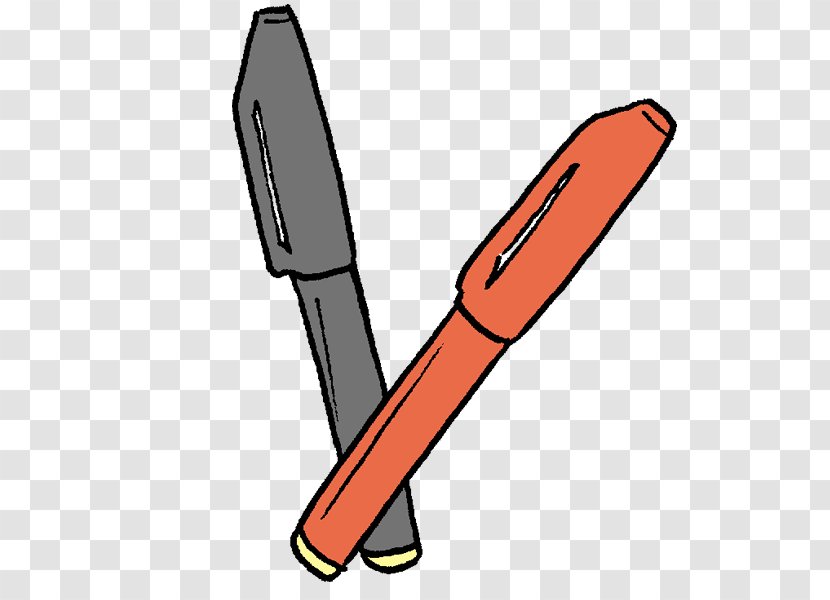 Pens Stationery Eraser Scissors Illustration - Fountain Pen - Images Transparent PNG
