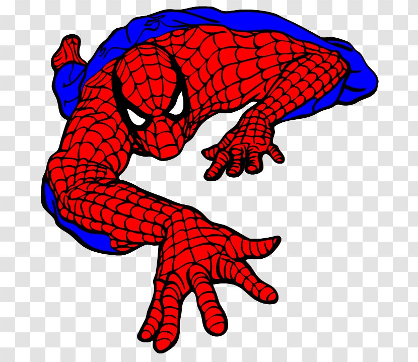 Spider-Man Clip Art Superhero Silhouette - Comics - Spiderman Vector Transparent PNG