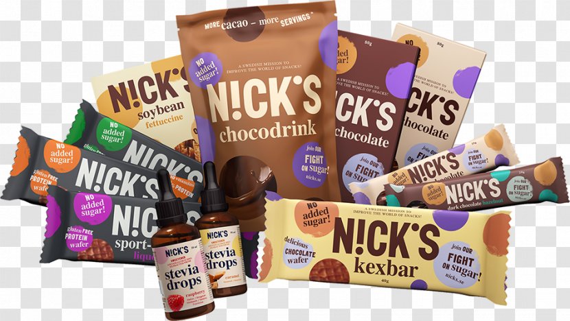 Chocolate Bar Nicks Kexbar 40G Crunchy Wafer Made In Sweden Food Added Sugar - Brand Transparent PNG