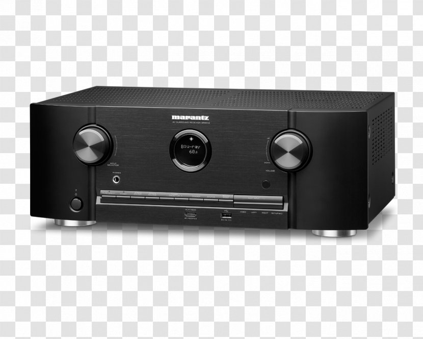 Marantz SR5012 7.2 Channel 4K Ultra HD Network AV Receiver SR5012/N1 7x180 Audio Power Amplifier - Sound - Home Theater Systems Transparent PNG