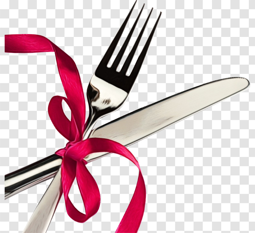 Fork Scissors Transparent PNG