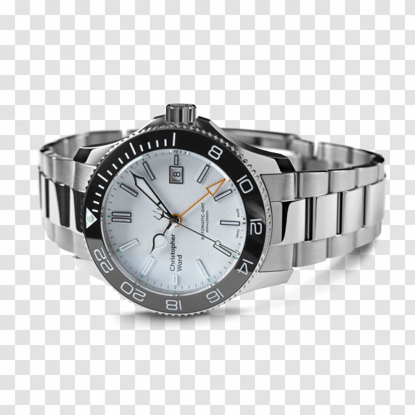 Diving Watch Christopher Ward Water Resistant Mark Scuba - Silver Transparent PNG
