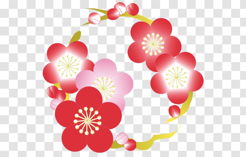Floral Design Hinamatsuri Flower New Year Card Doll Transparent PNG