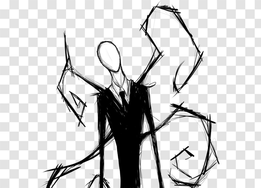 Slenderman Slender: The Eight Pages Drawing Fan Art - Frame Transparent PNG