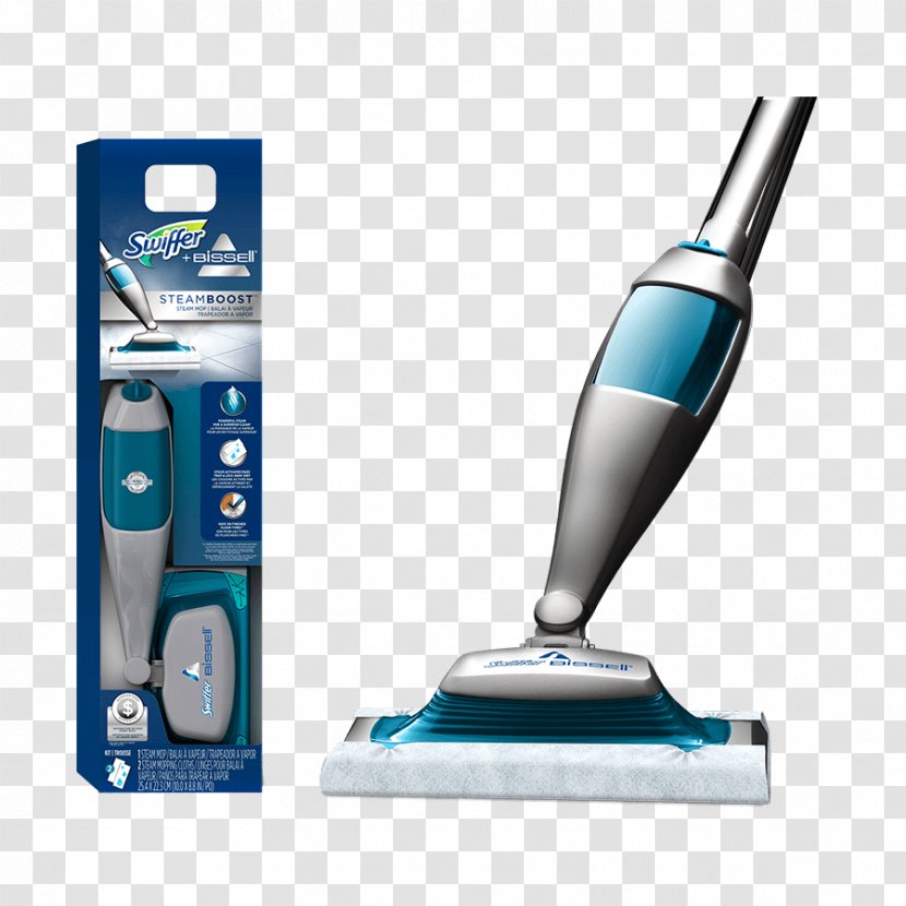 Steam Mop Swiffer Bissell Steamboost - Floor Cleaning Transparent PNG