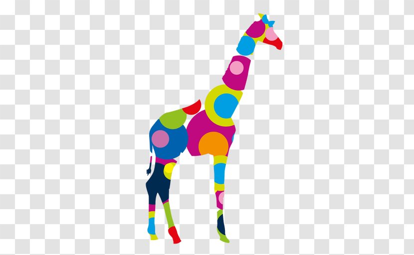 Northern Giraffe Logo - Color - Colorful Transparent PNG