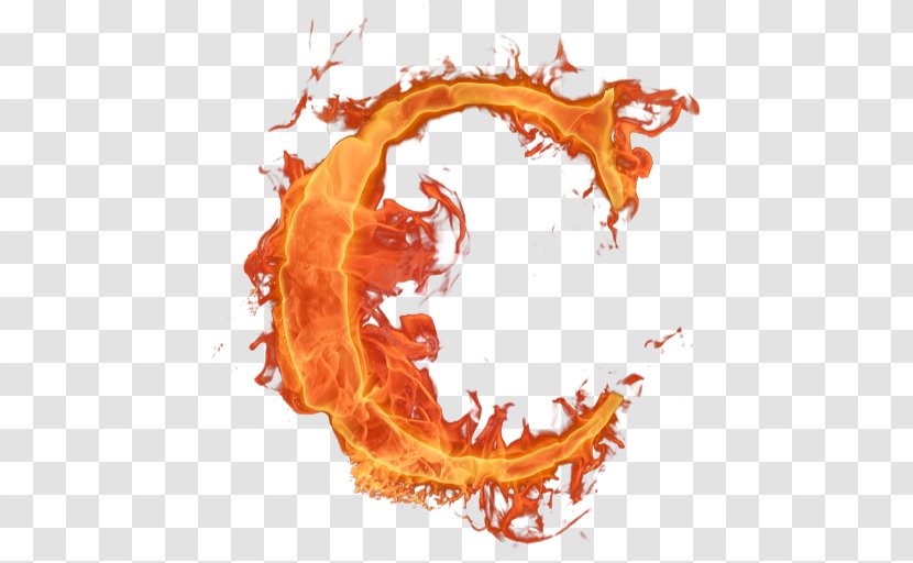 Flame Alphabet Letter Fire Transparent PNG