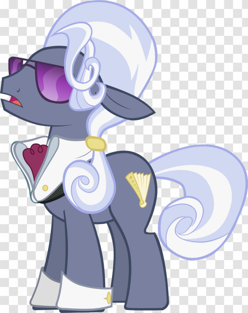 Ponyville Rarity Suited For Success - Silhouette - Frame Transparent PNG