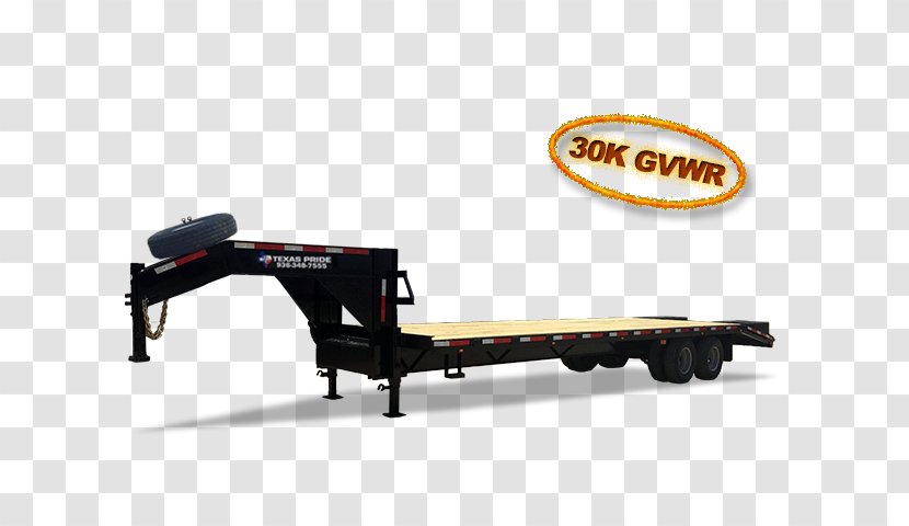 Flatbed Truck Trailer Car Axle - Carrying Tools Transparent PNG