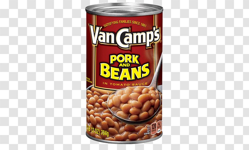 Baked Beans Chili Con Carne Hot Dog Van Camp's Pork And - Bean Transparent PNG
