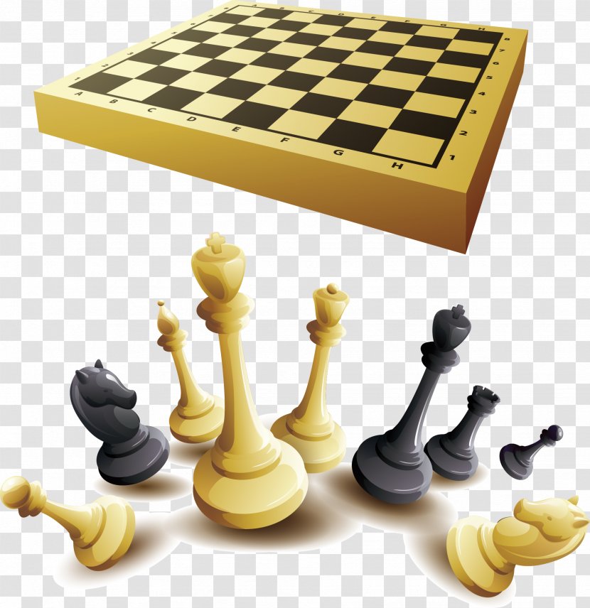 Chess Piece - 3d Computer Graphics - And Board Transparent PNG