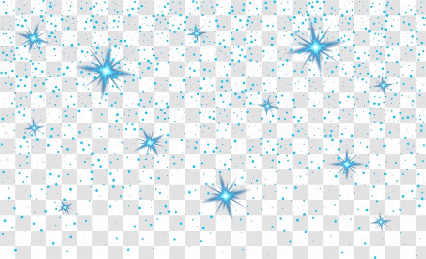 Blue Textile Turquoise Pattern - Computer - Star Decoration Vector Transparent PNG