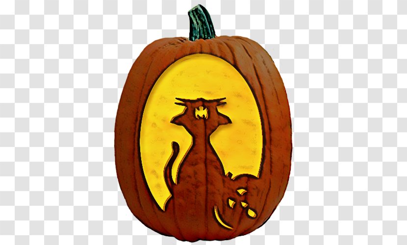 Pumpkin - Vegetable Black Cat Transparent PNG