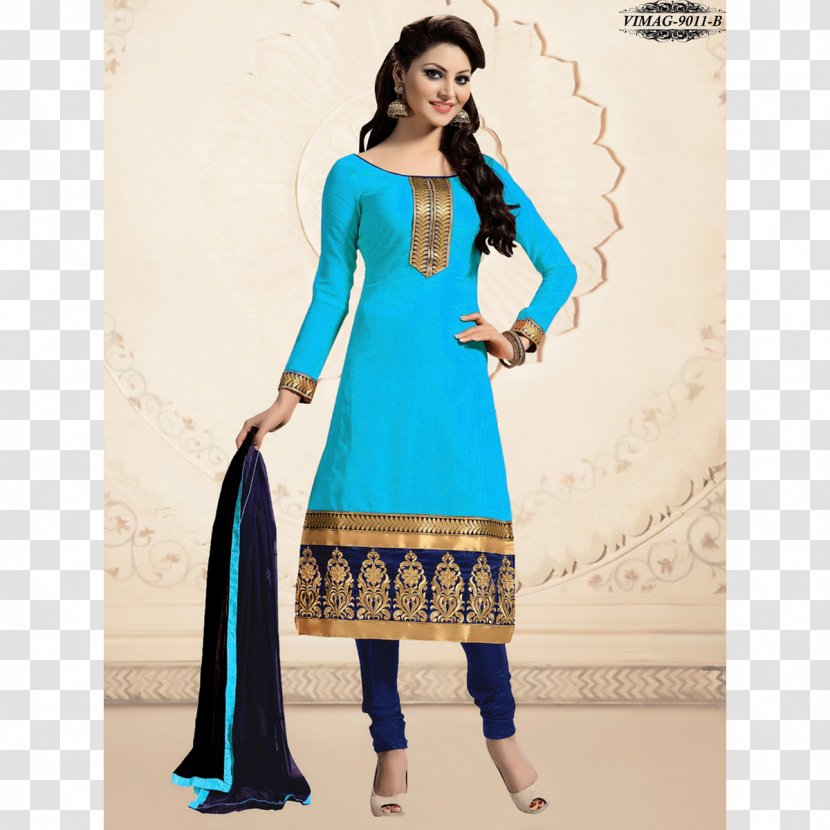 Dress Shalwar Kameez Clothing In India Dupatta - Electric Blue Transparent PNG