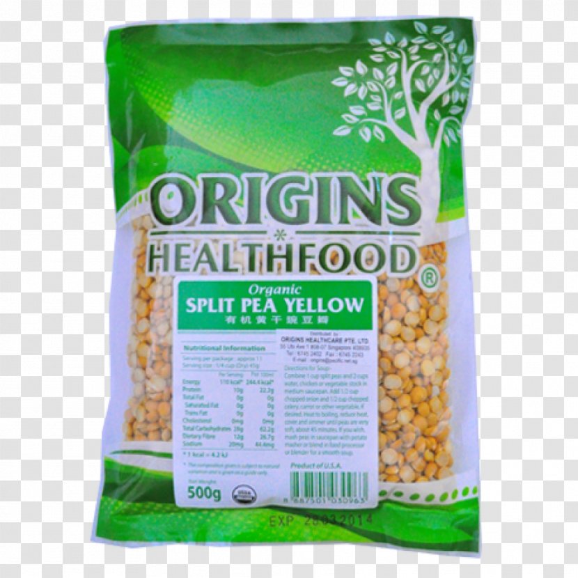 Split Pea Pigeon Breakfast Cereal Organic Food Transparent PNG