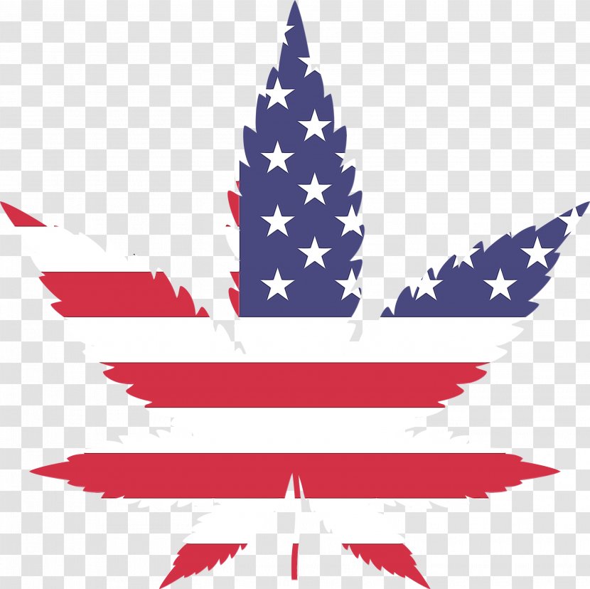 Flag Of The United States Cannabis Industry Legality By U.S. Jurisdiction - Veterans Day Transparent PNG