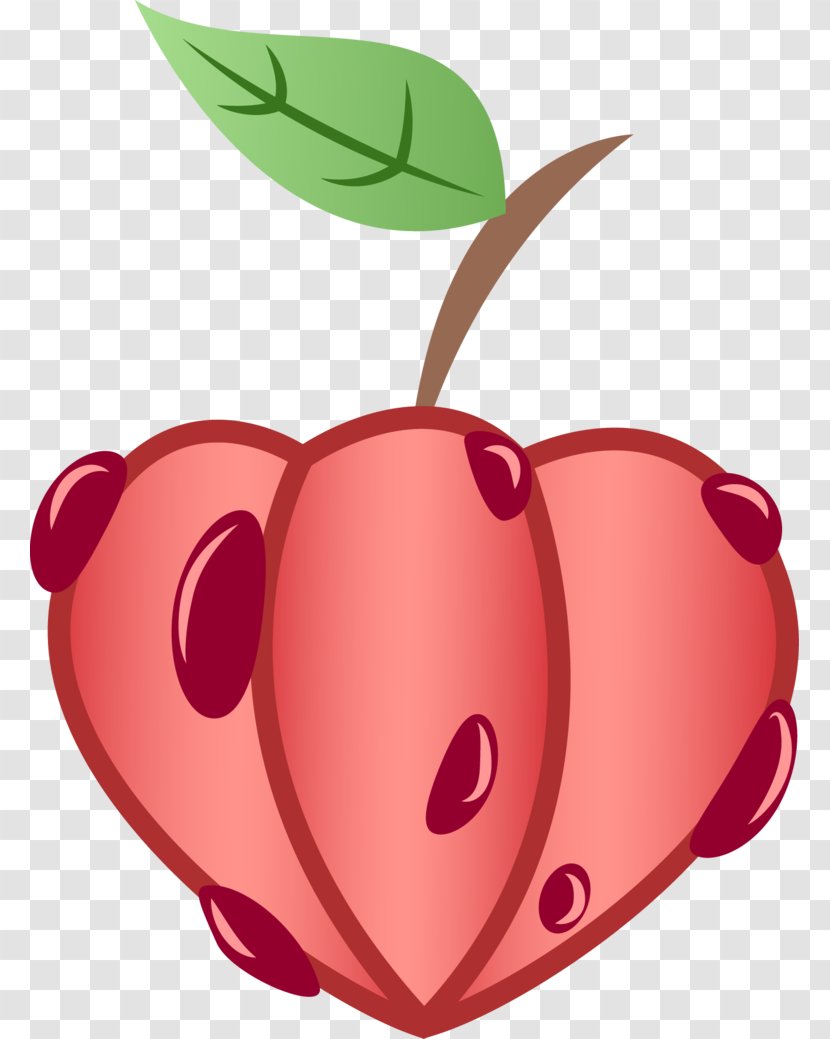 DeviantArt Strawberry Artist Cherry - My Little Pony Friendship Is Magic - Apple Heart Transparent PNG